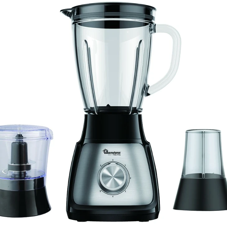 Blender+Mill+Chopper 1.5 Liters 5 Speed - 500W All-in-One Kitchen Appliances Food Blenders