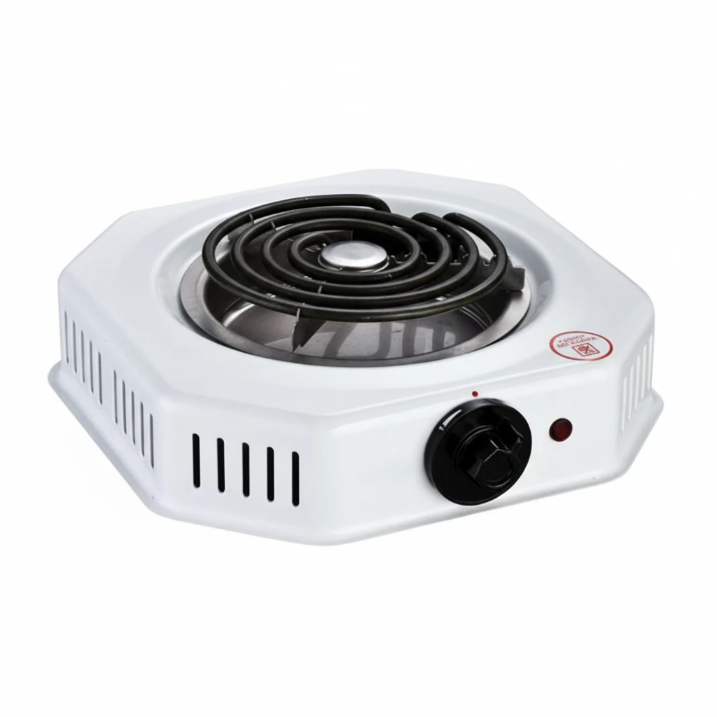 Spiral Plate Cooker 1 Burner White - RM/250 Kitchen Appliances Portable Cooking Stoves