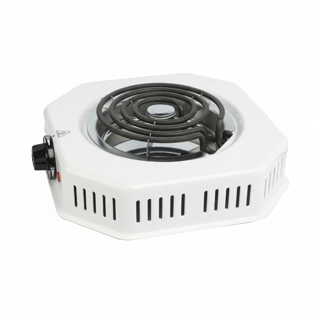 Spiral Plate Cooker 1 Burner White - RM/250 Kitchen Appliances Portable Cooking Stoves