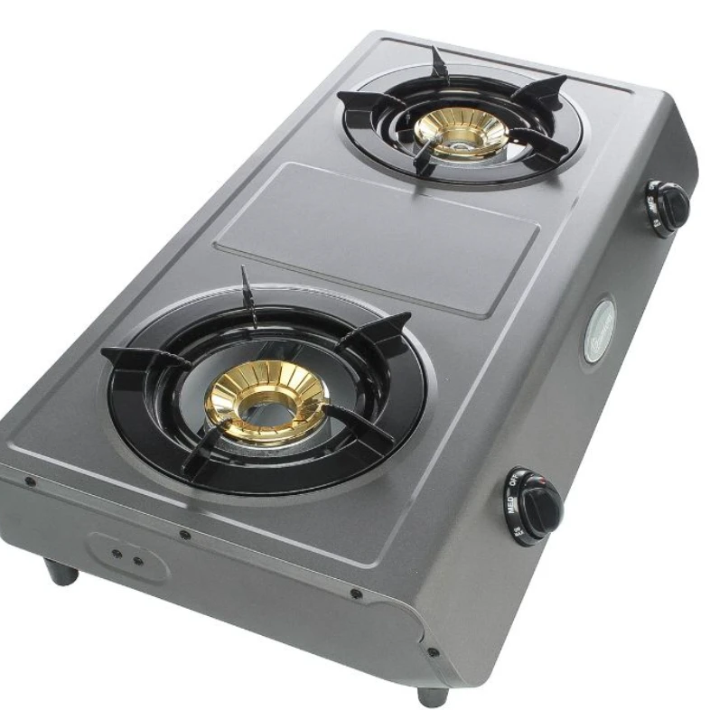 Gas Cooker 2 Burner Teflon - RG/501 Kitchen Appliances Portable Cooking Stoves