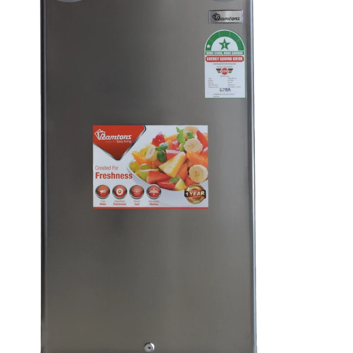 90 Liters Single Door Direct Cool Fridge, Titan Silver - RF/256 Home Appliances Refrigerators