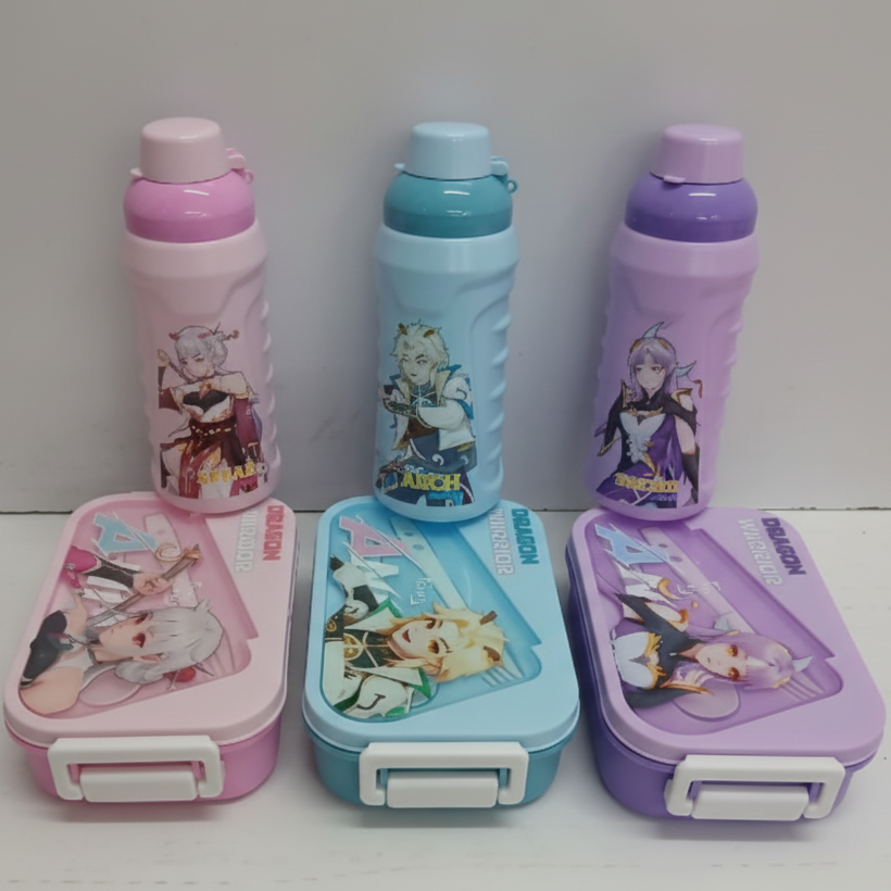 Gift Pack Snack Set 1000ml Snack Box with 500ml Water Bottle BPA Free