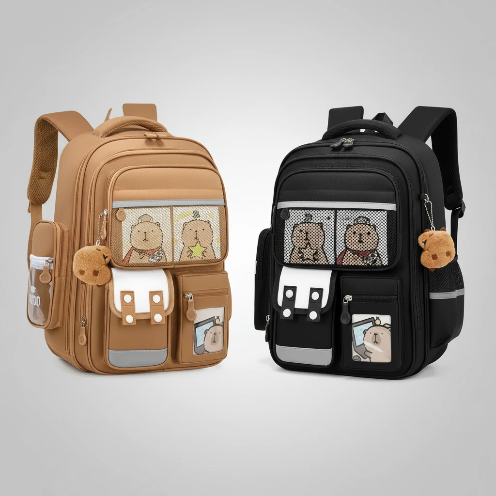 Heavy Capacity School Bag Backpack for Grade 1-6 Oxford Bags & Luggage School Backpacks