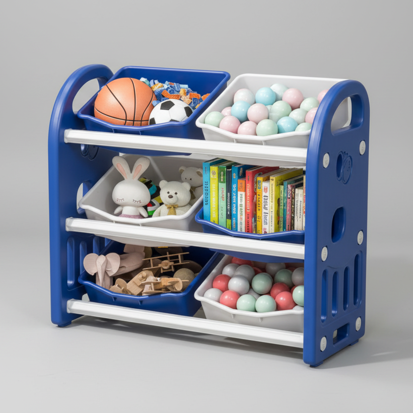 Large Capacity Household Baby Toy Storage Cabinet Multifunctional