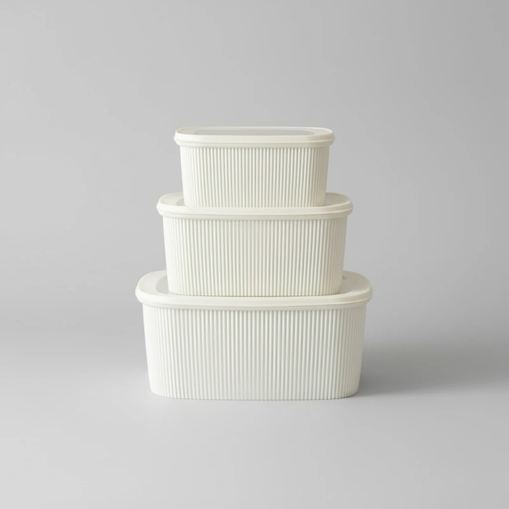 3pcs Multipurpose Storage Containers Set Leak Proof Kitchen & Dining Food Storage Containers