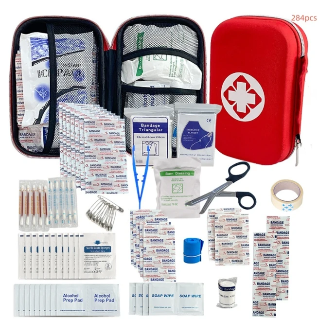 Portable Lightweight First Aid Emergency Kit Complete Medical Supplies Health & Safety First Aid Kits