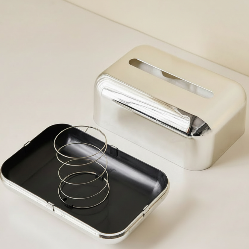 Metallic Serviette Holder