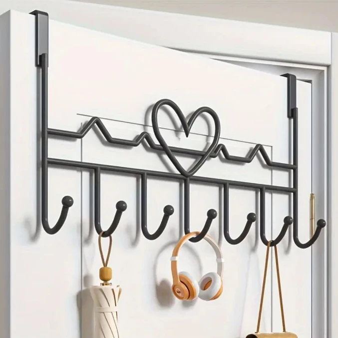Heavy Duty Over the Door Hangers - Black Home & Living Closet Organizers