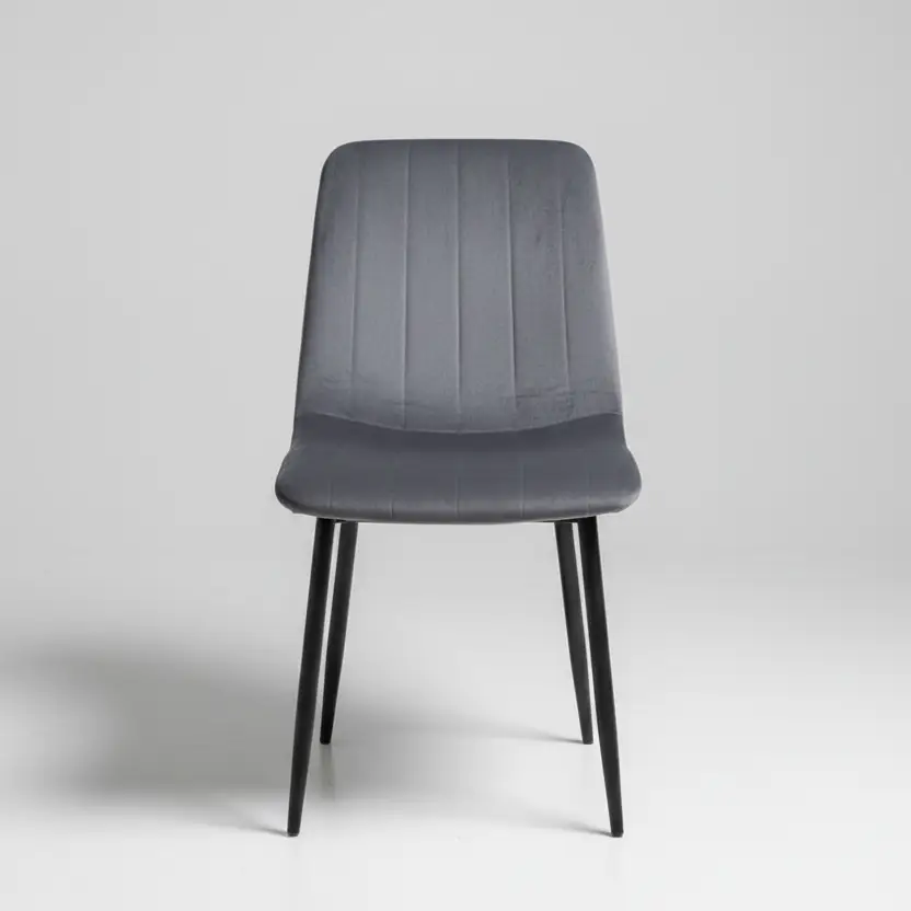 Curved Velvet Dining Chair set of 4 Dining Chair Dining Chairs