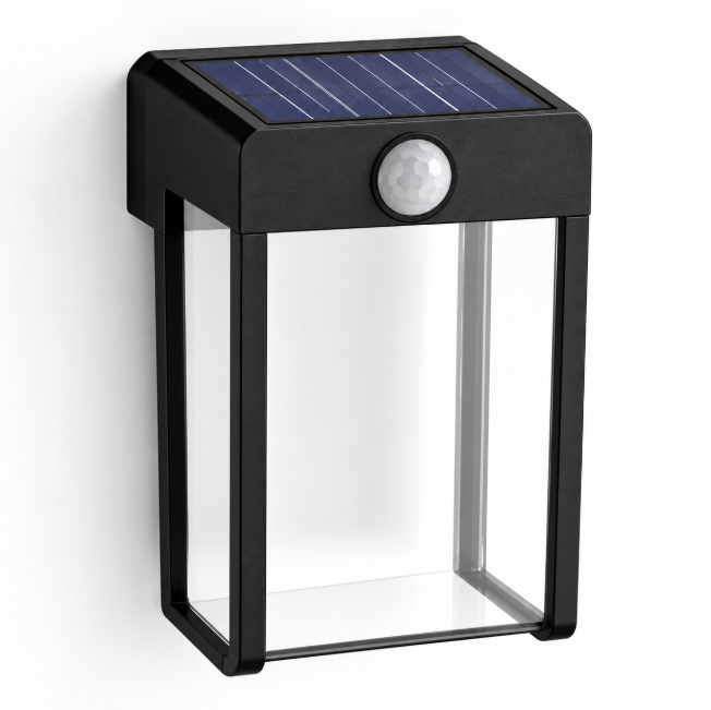 LED Solar Lantern Wall Light with PIR Sensor Solar Light Wall Light Fixtures