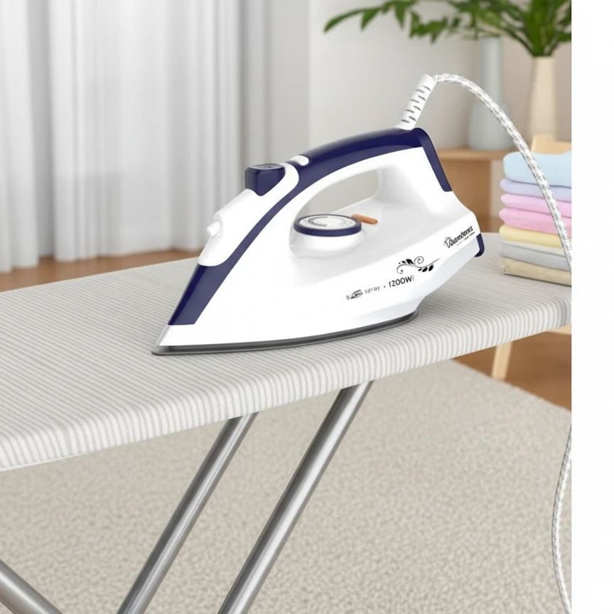 Dry Iron with Spray RM/693 – 1100–1300W Non-Stick Soleplate with Detachable Water Tank dry iron Irons