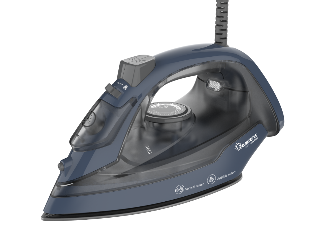 Steam Iron RM/694 – 1460–1740W Non-Stick Sole Plate with Vertical Steam