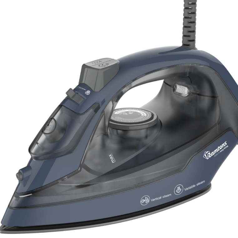 Steam Iron RM/694 – 1460–1740W Non-Stick Sole Plate with Vertical Steam