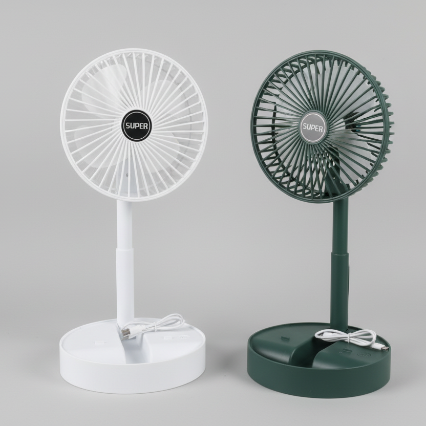 Telescopic Mini Foldable Fan 9W Expandable Height