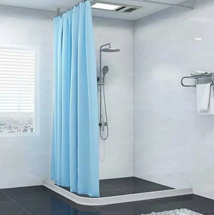 Silicone Shower Barrier Bathroom Water Stopper Bottom Sealing Strip Home Organization Shower Doors & Enclosures