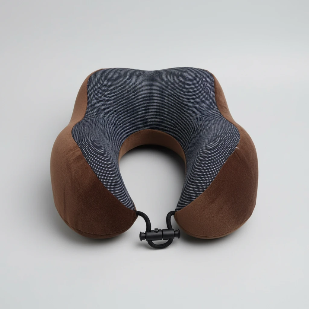 Memory Foam Travelling Neck Support Pillow U-Shape with Adjustable Strap Travel & Luggage Travel Pillows
