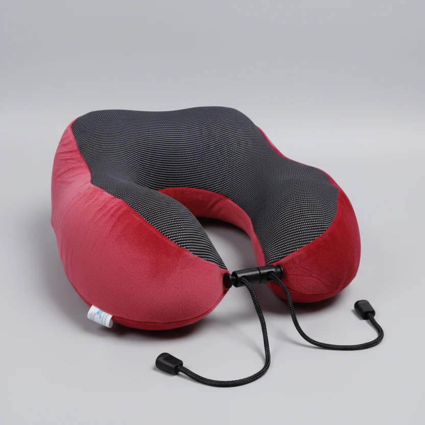 Memory Foam Travelling Neck Support Pillow U-Shape with Adjustable Strap Travel & Luggage Travel Pillows