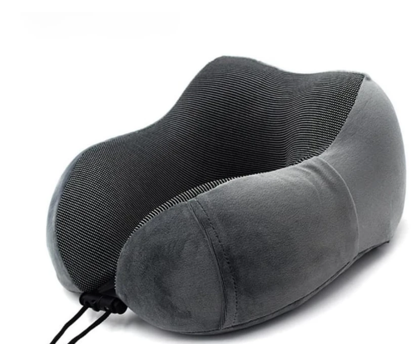 Memory Foam Travelling Neck Support Pillow U-Shape with Adjustable Strap Travel & Luggage Travel Pillows