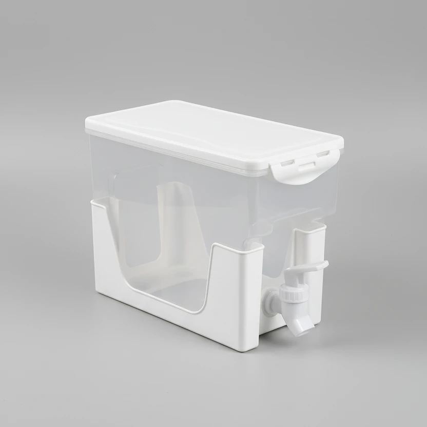 Juice Dispenser - 3L Plastic with Tap & White Stand Kitchen & Dining Beverage Dispensers