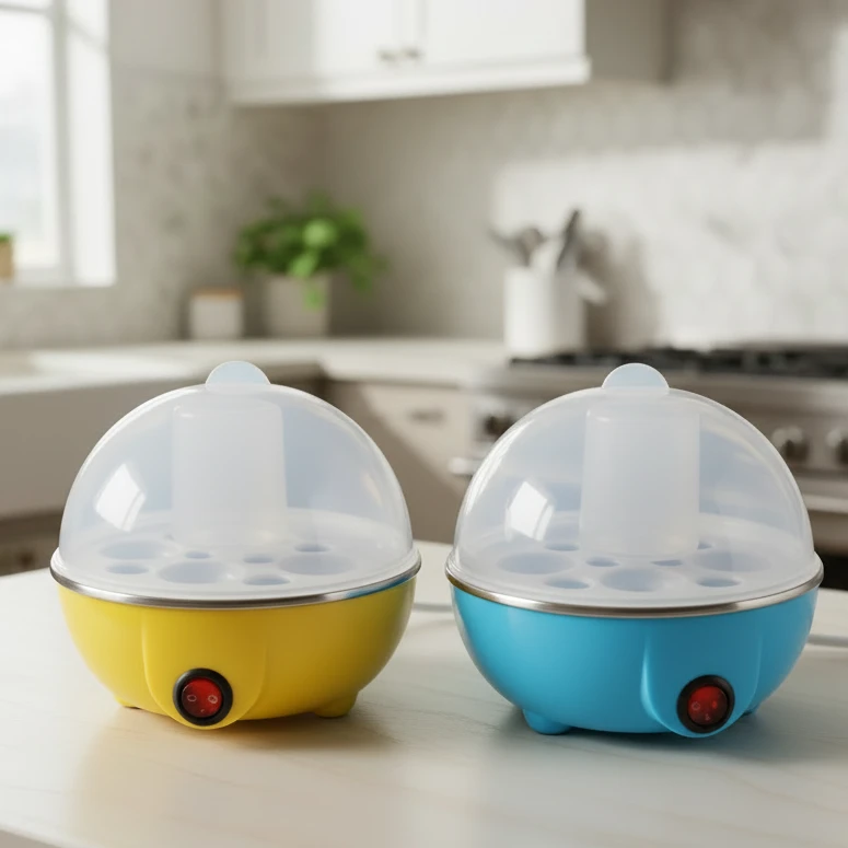 Electric Egg Steamer Boiler with Dual Layer Capacity Kitchen & Dining Egg Cookers