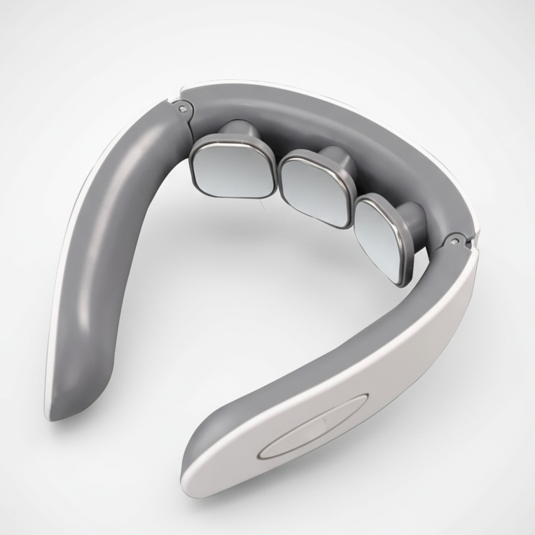 Smart Portable Electric Neck Massager with Heat Pulse Technology