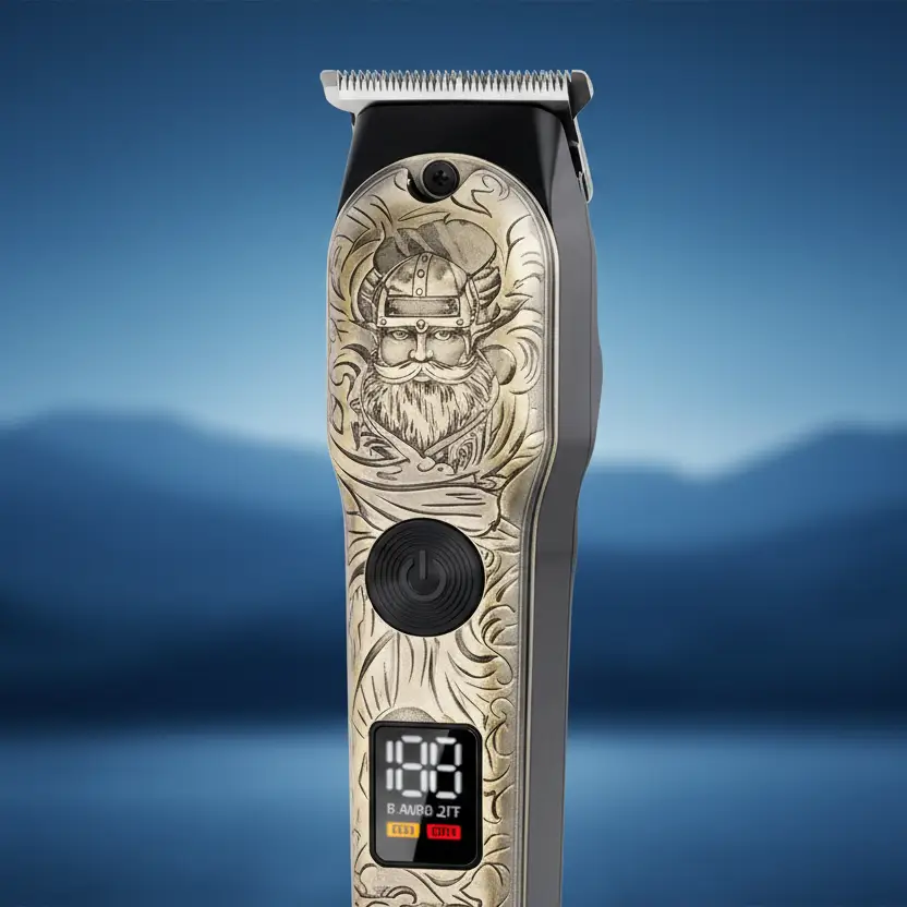 Hair Trimmer - Little Mini Clipper Rechargeable USB LCD Display 120min Health & Beauty Hair Clippers & Trimmers