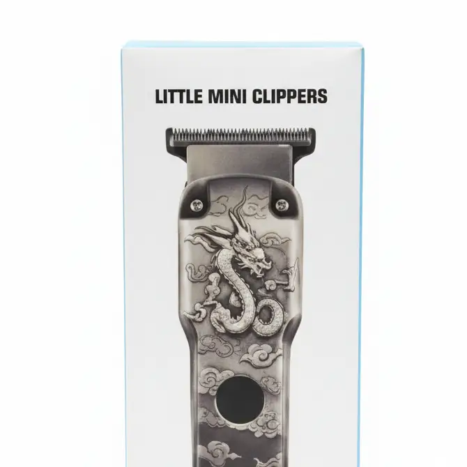 Hair Trimmer - Little Mini Clipper Rechargeable USB LCD Display 120min Health & Beauty Hair Clippers & Trimmers