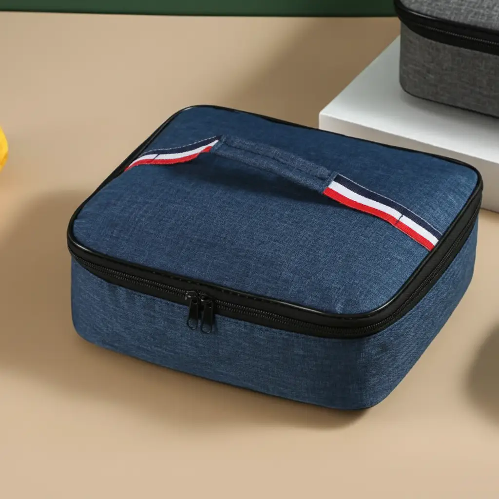 Lunch Bag - Large Square Oxford Insulated with Handle Luggage & Bags Lunch Bags
