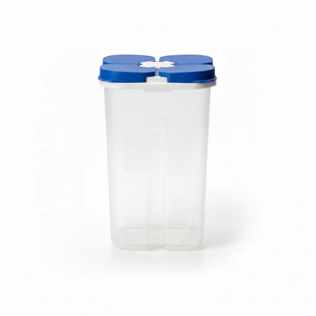 Pantry Organiser 4 In 1 Grid Compartment Storage Container Kitchen & Dining Food Storage Containers