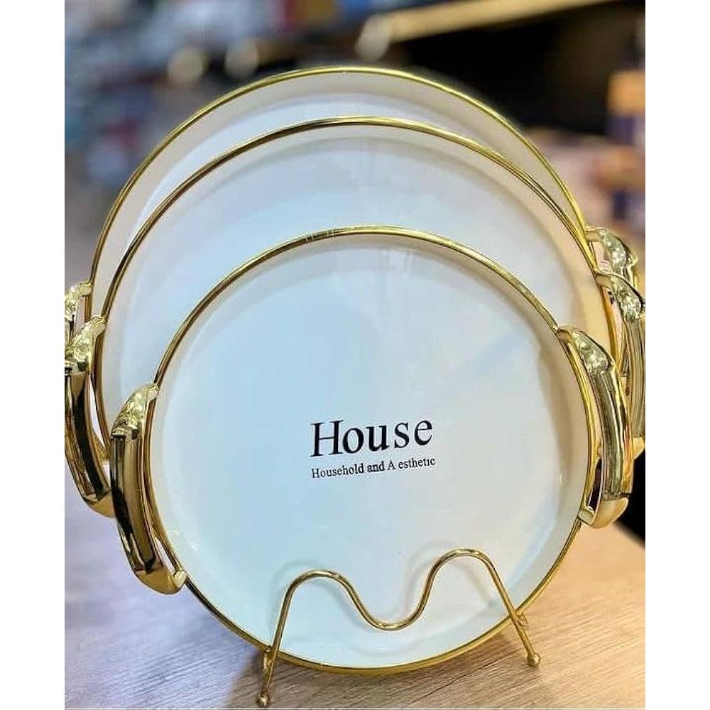 Set of 3 Round Serving Trays – Lightweight, Stackable & Stylish