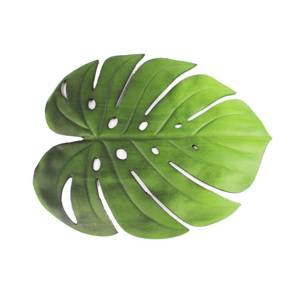 Green Leaf Placemats Set | 6-Piece EVA Material, Unique & Durable