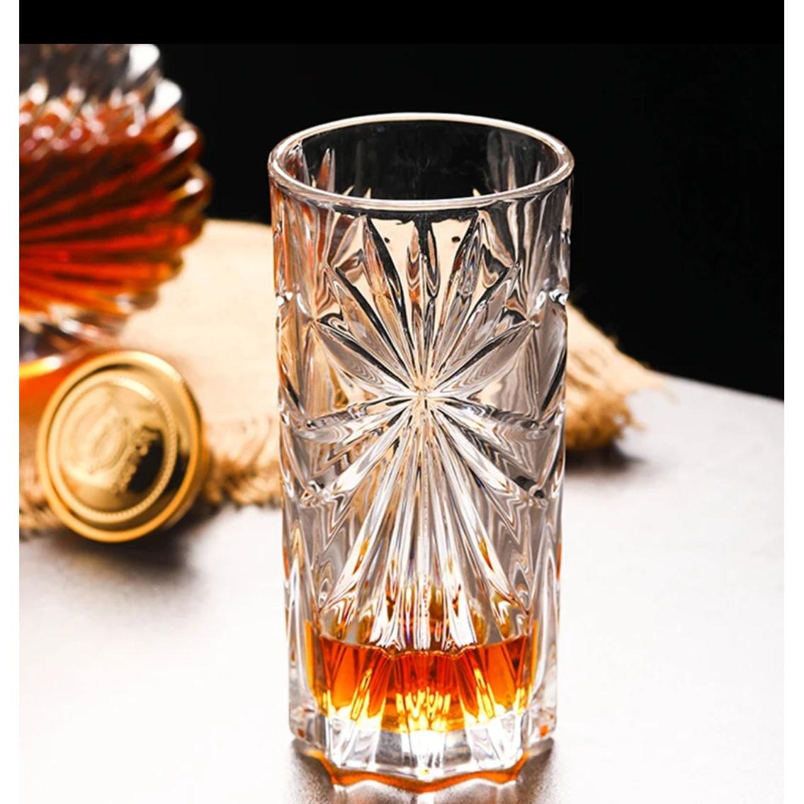 Set of 6 Quality Heavy Water Glasses Durable and Stylish Drinking Glasses for Everyday Use