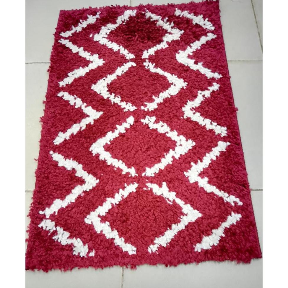Shaggy Doormat | Soft & Absorbent | Size 50x80 cm | Stylish Entrance Rug for Home