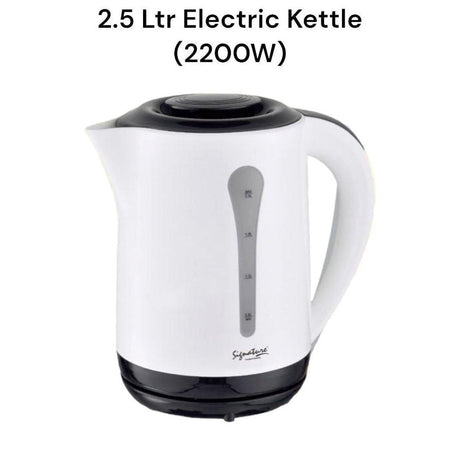 Signature 2.5 Litre Cordless Electric Kettle Water Heater