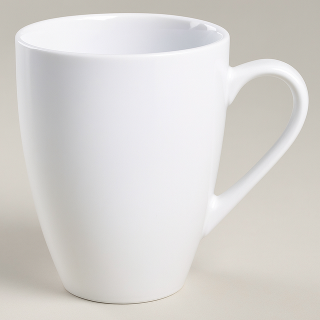 Signature 36pcs 33 cl Mugs White Plain Porcelain