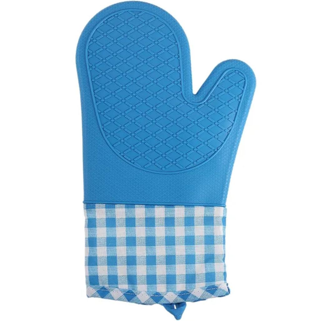 Silicon Oven Gloves (2pcs) | Insulated, Waterproof, Non Slip Design | 28cm x 18cm
