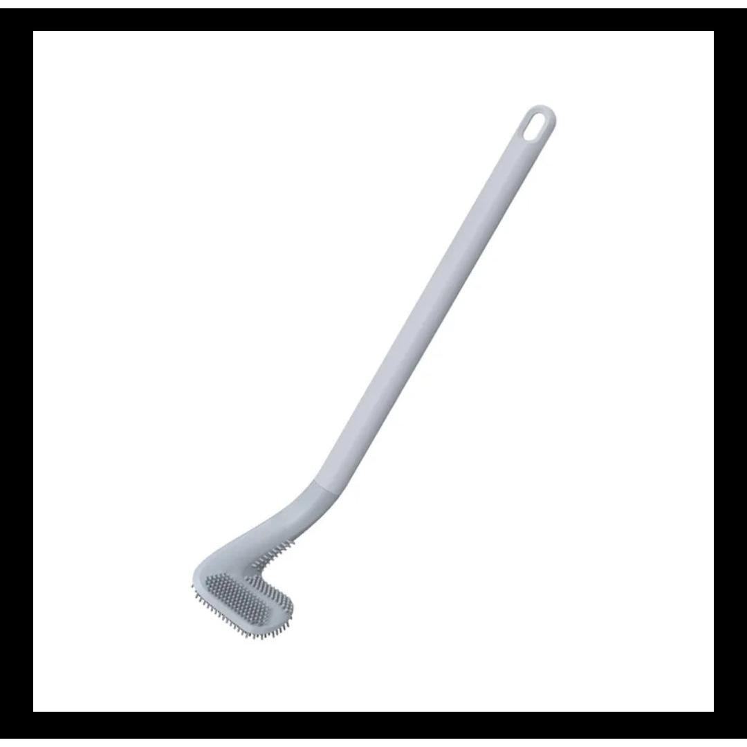 Silicone Bristle Golf Toilet Brush with Drying Holder