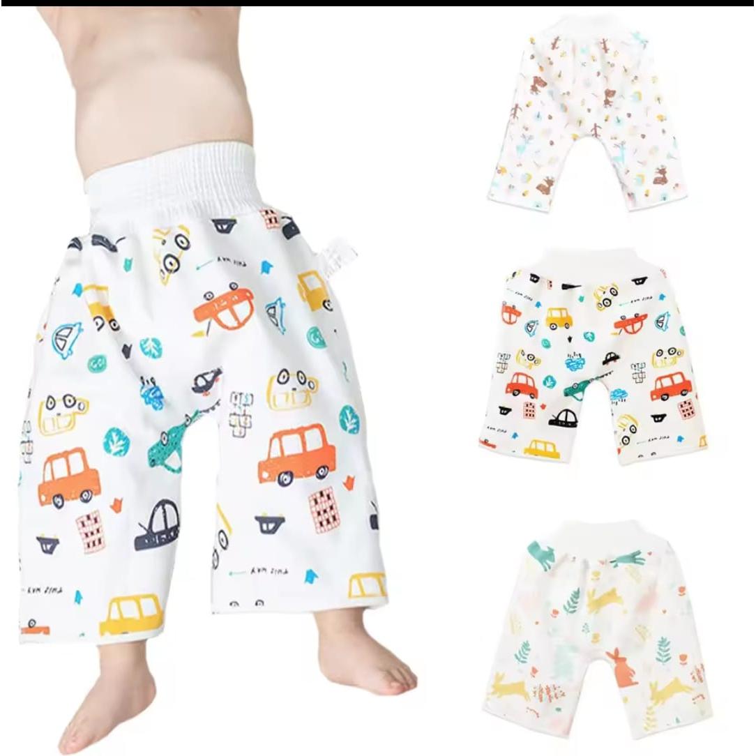 Sleeping Waterproof Urine-Proof Diaper Trouser Pants for Babies (0–6 Years)