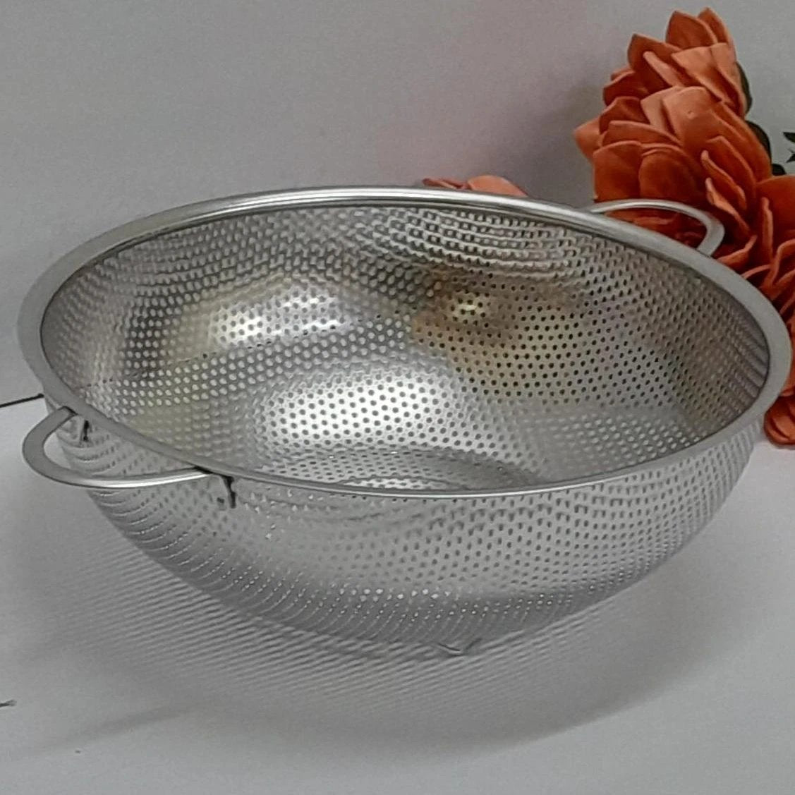 Stainless Steel Basket Strainer/Colander Multi Use Kitchen Drain Bowl for Fruits, Veggies & Rice Colanders