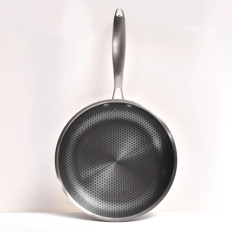 Stainless Steel Honeycomb Nonstick Frying Pan | Multi-Spec Cookware Sets Cookware Frying Pans