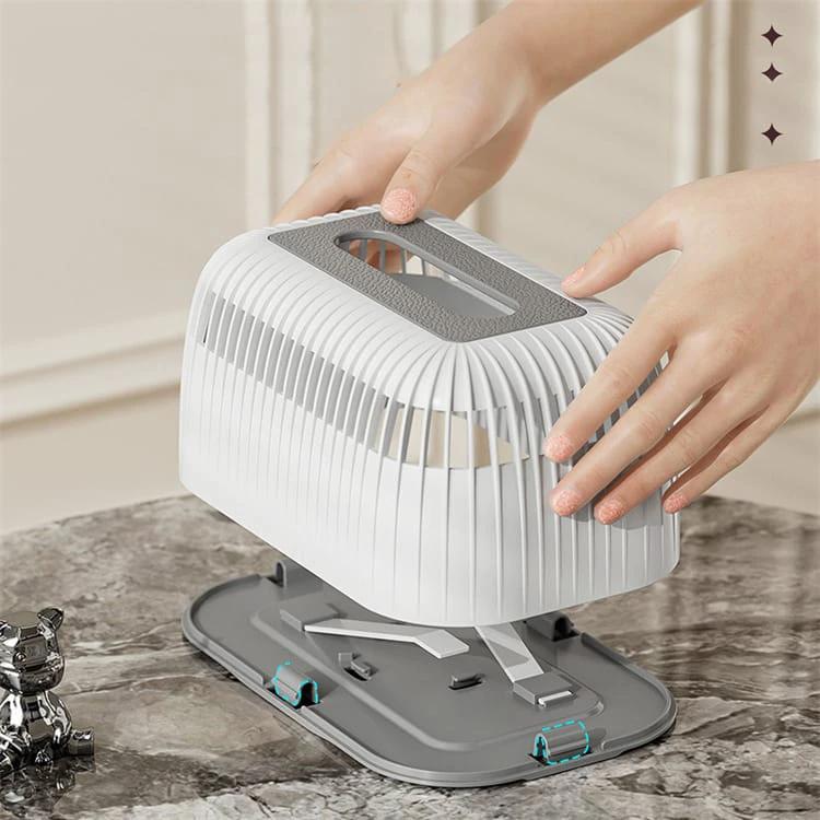 Stripped Tissue Serviette Box Plastic Size: 21x13.5x10.5cm Accessories Facial Tissue Holders