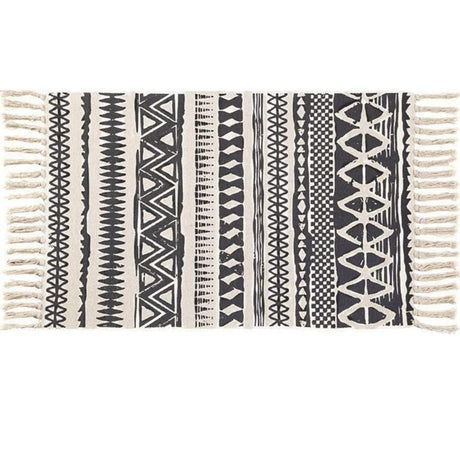 Stylish Cotton Woven Rugs Durable & Versatile in Multiple Sizes