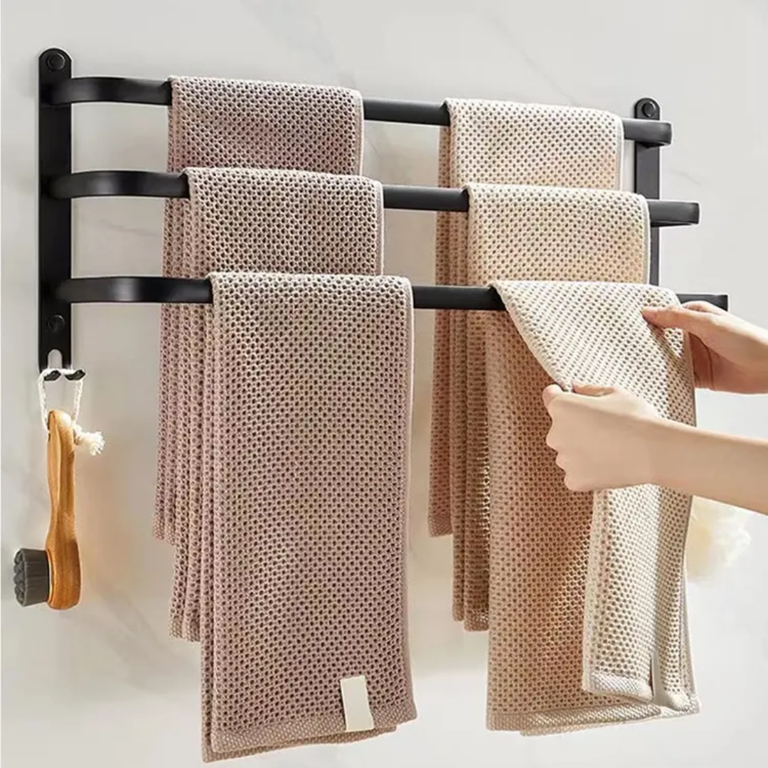 Stylish Towel Rack | Modern 60cm Bathroom Organizer