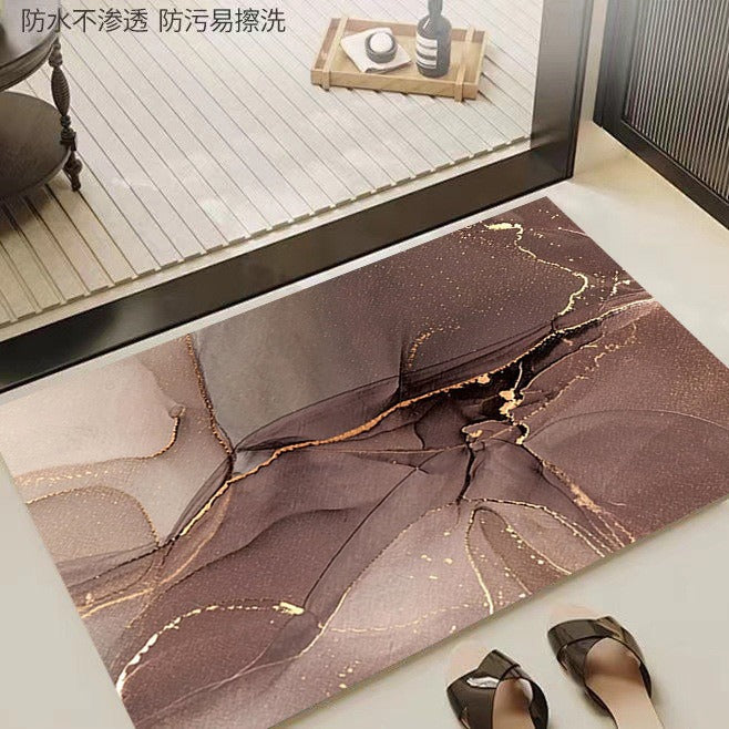 Super Absorbent Bath Mat Non-Slip Quick Drying Bathroom Rug 80x50cm