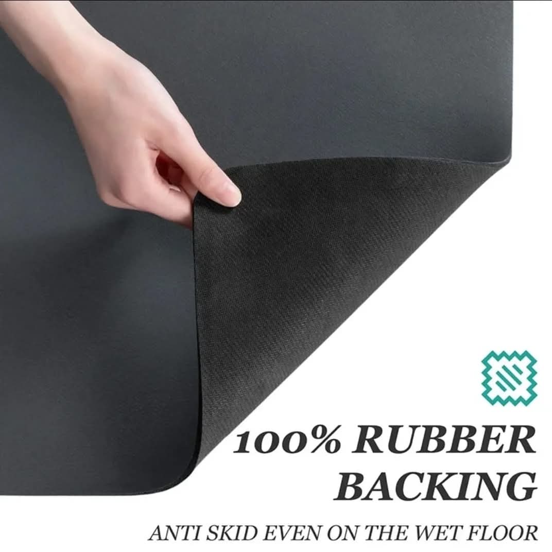 Super Absorbent Nonslip Dish Drying Mat 40×50cm Diatom Mud Rubber