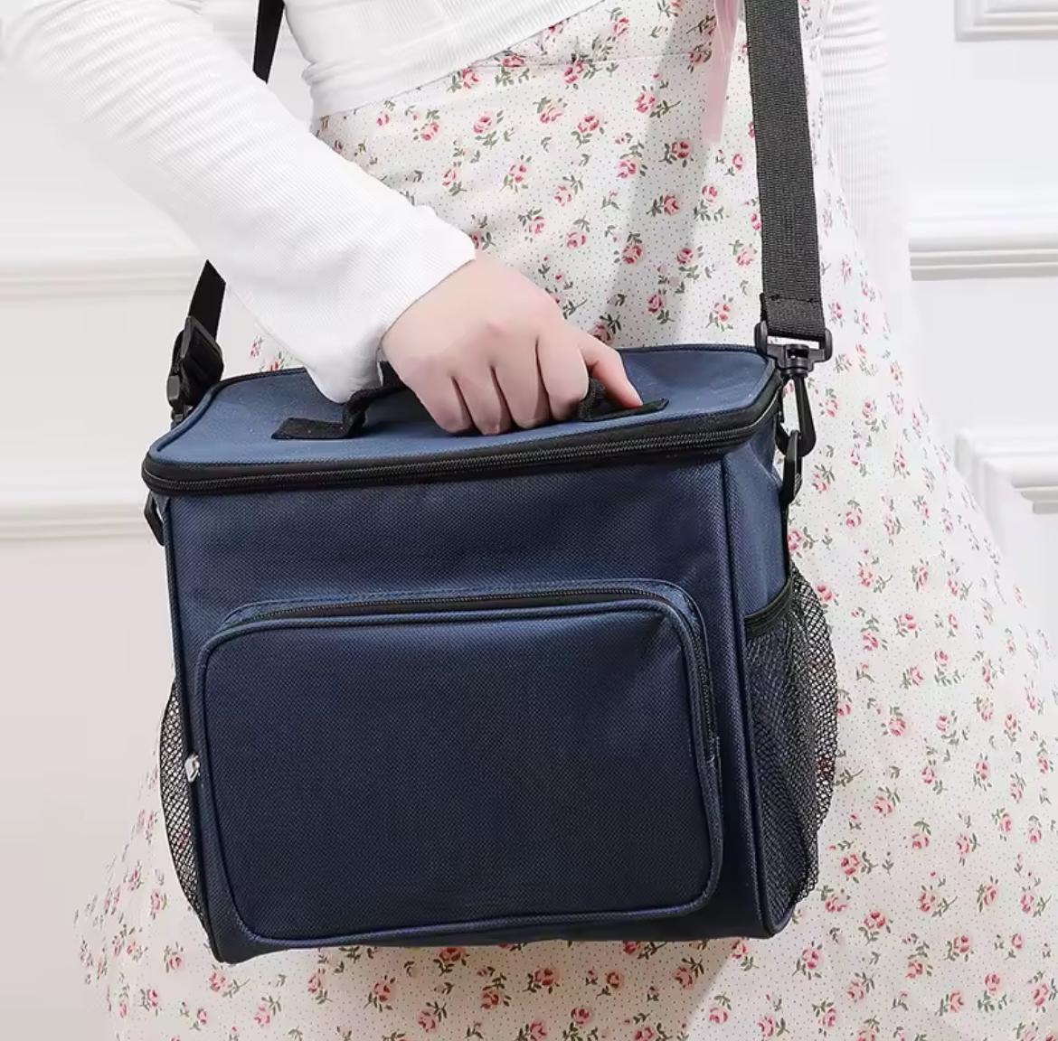 Thermal Insulated Lunch Bag with Waterproof Oxford Fabric