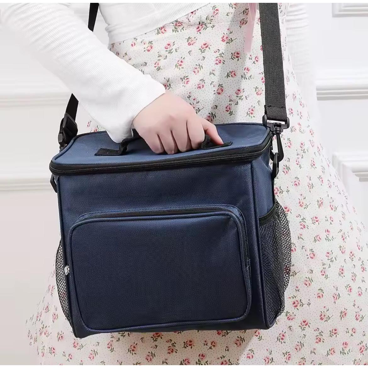 Thermal Insulated Lunch Bag with Waterproof Oxford Fabric