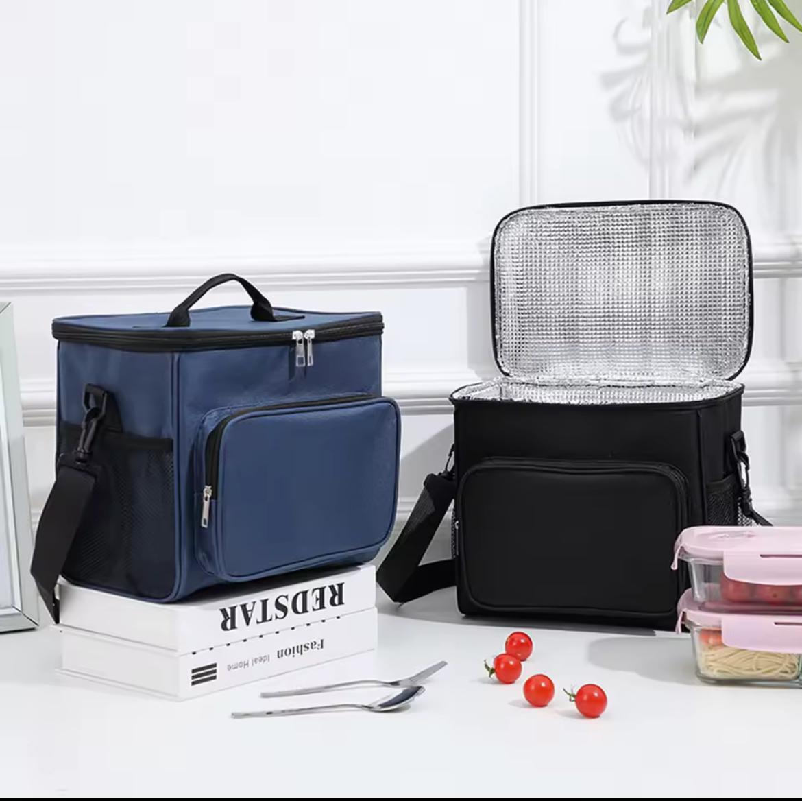 Thermal Insulated Lunch Bag with Waterproof Oxford Fabric