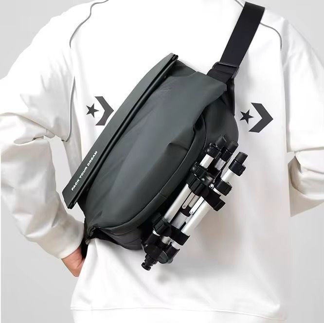 Travel Unisex Crossbody Bag – Waterproof with Retractable Key Chain