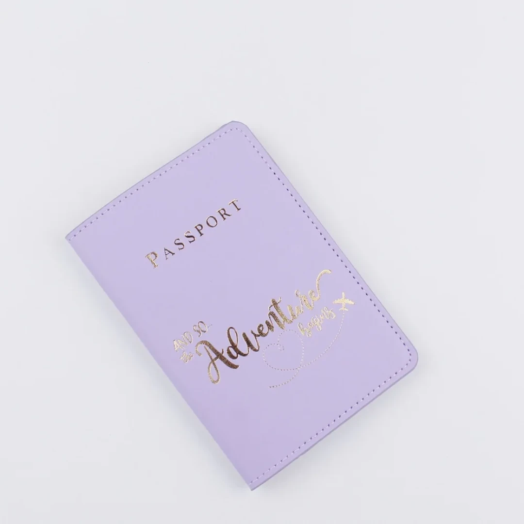 Trendy PU Leather Passport Cover Holder Travel Organizer Passport Holders Travel Wallets